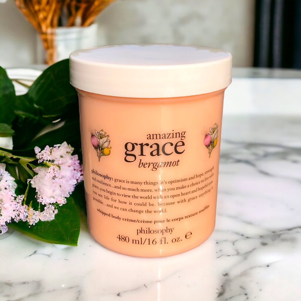 Philosophy Amazing Grace Bergamot Whipped Body Crème 16 fl. oz. New With…